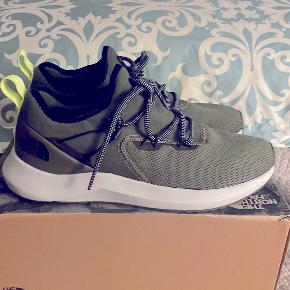 The North Face TNF sneakers.